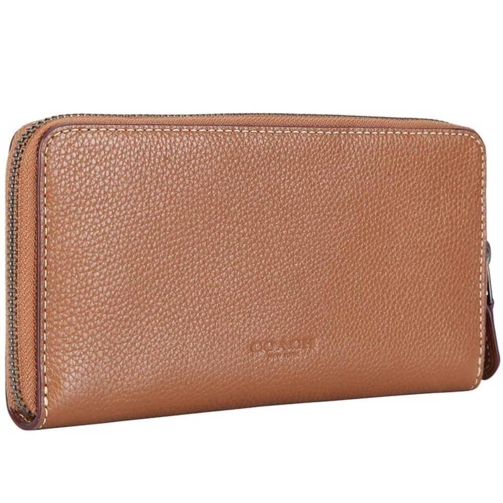 RARE LIKE NEW! COACH X Keith Haring Heart Saddle Brown Wallet Purses Womens - Picture 10 of 12